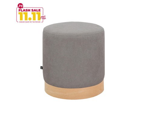 Houms Ø41cm Round Stool (Light Grey-Natural)