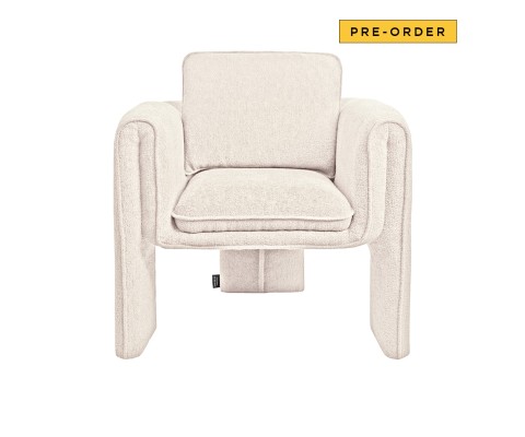 Agnes Lounger Chair (Cream)