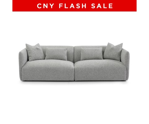 Emily 3 Seater Boucle Fabric Sofa