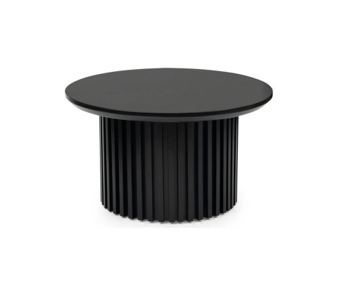 Linnea Round Coffee Table (Black)