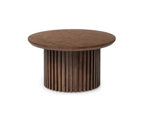 Linnea Round Coffee Table (Walnut)