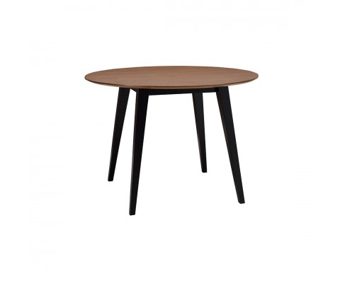 Platon Ø106cm Round Dining Table (Black)