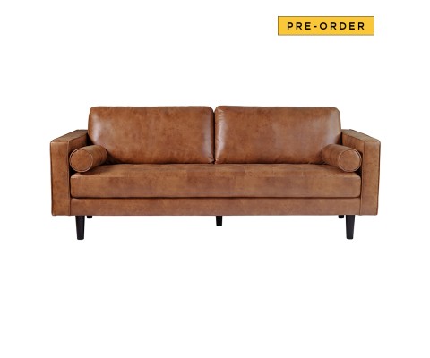 Nils 3 Seater Sofa (Brown)