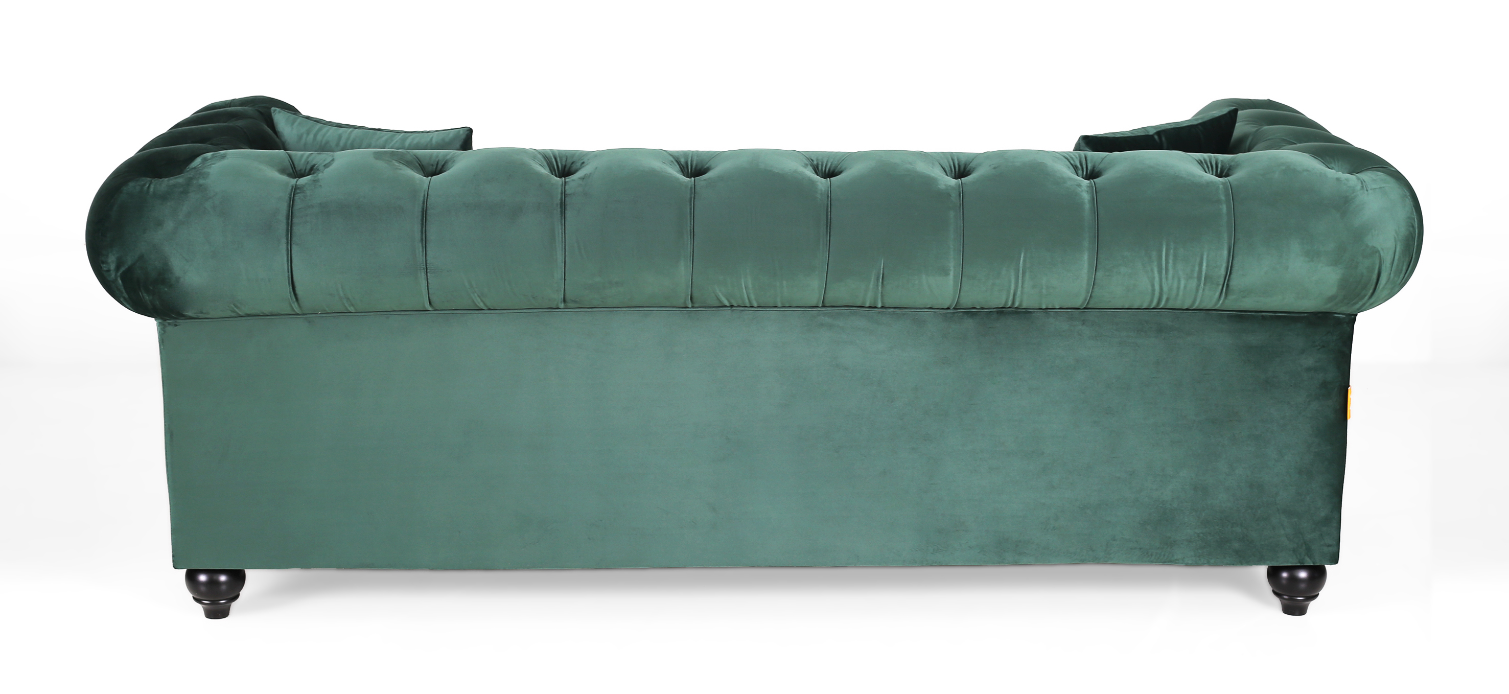 Chesterfield 3 Seater Sofa Velvet Green